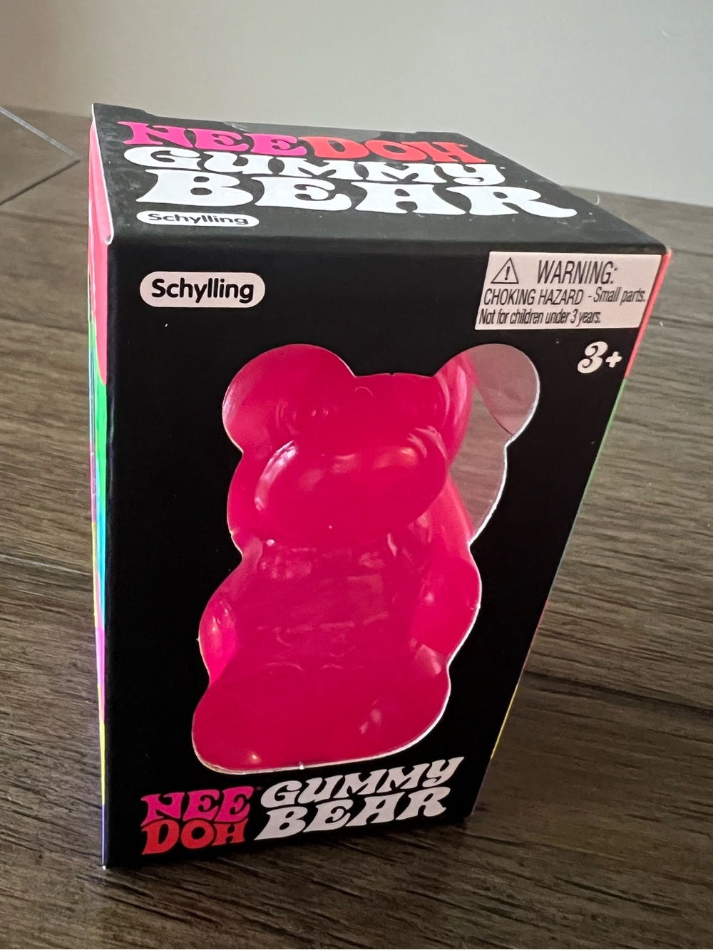 AUTHENTIC Schylling NeeDoh GUMMY BEAR (pink)